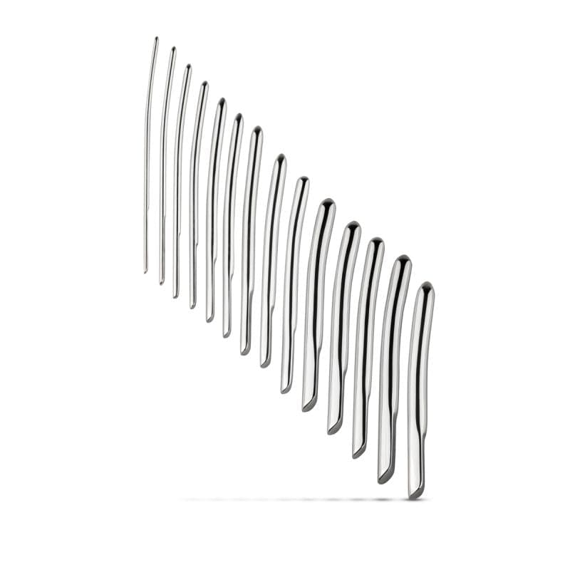Single Ended Dilator Set 14 Pc with 4mm to 17mm Sizes > Sex Toys For Men > Sounding Rods - Tophatter Daily Deals