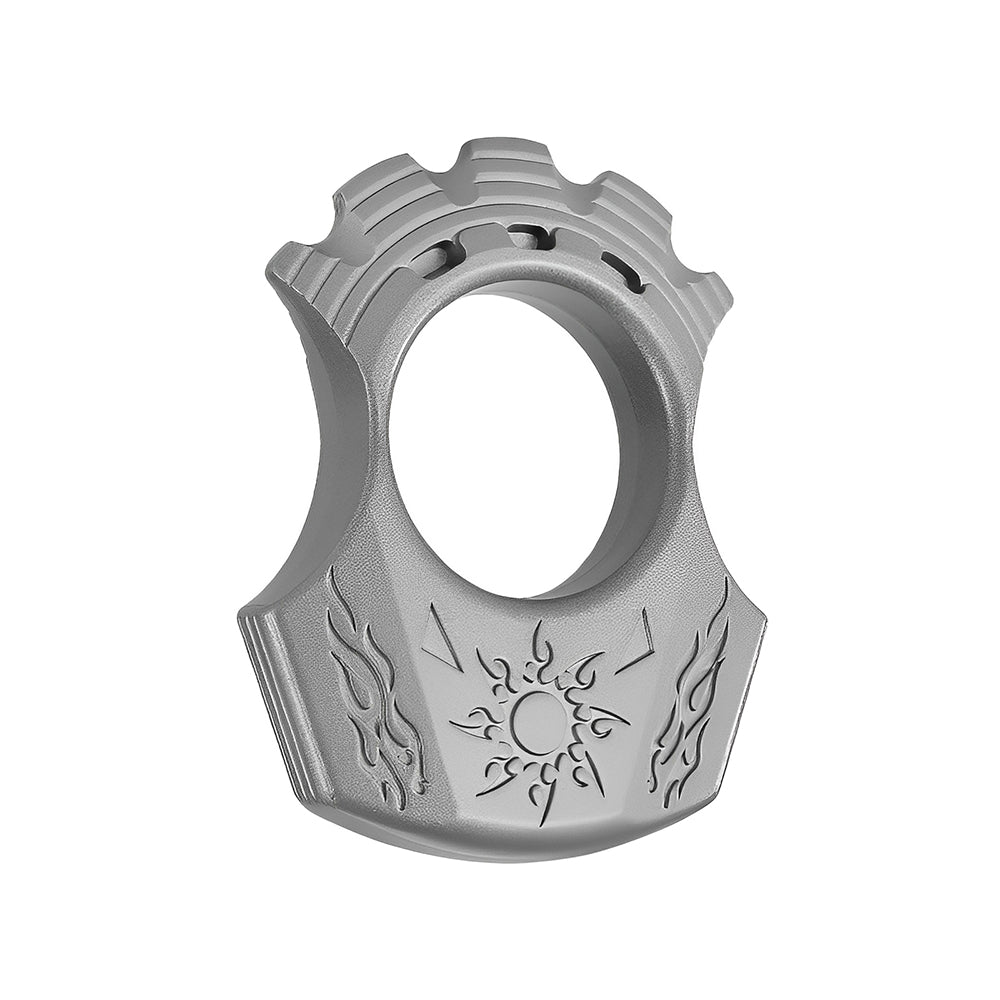 2025 New Apollo Single Finger Knuckle Duster - Cakra EDC Gadgets Type B Brass Knuckles - Tophatter Daily Deals