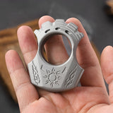 2025 New Apollo Single Finger Knuckle Duster - Cakra EDC Gadgets Brass Knuckles - Tophatter Daily Deals