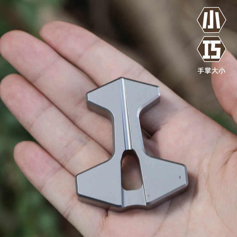 J20 Fighter 3CR13 Stainless Steel Single Knuck Brass Knuckles - Tophatter Daily Deals