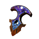 2025 New Titanium Meteorite Crater Everyday Carry Single Knuckle Duster Brass Knuckles - Tophatter Daily Deals