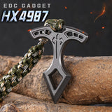 HX4987 Zinc Alloy Single Spiked Knuckles Brass Knuckles - Tophatter Daily Deals