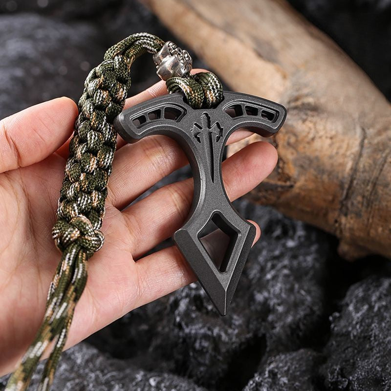 HX4987 Zinc Alloy Single Spiked Knuckles Brass Knuckles - Tophatter Daily Deals