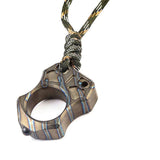 Portable Window Breaker Titanium Knuckle Duster Burning Titanium - Tophatter Daily Deals