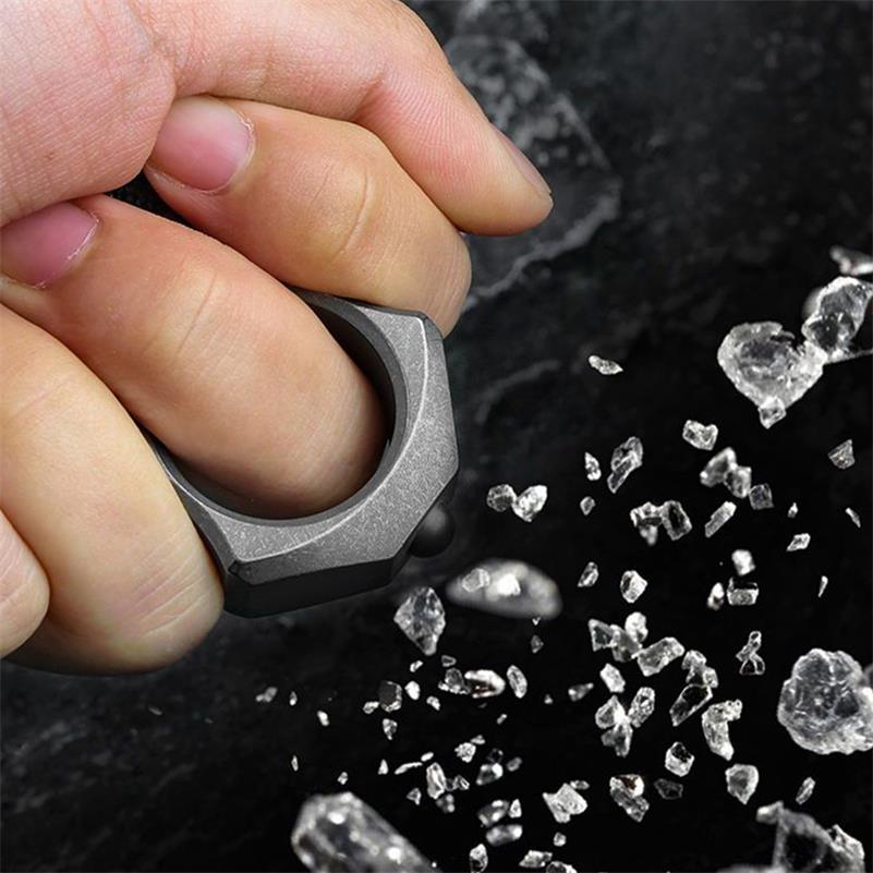 Portable Window Breaker Titanium Knuckle Duster - Tophatter Daily Deals