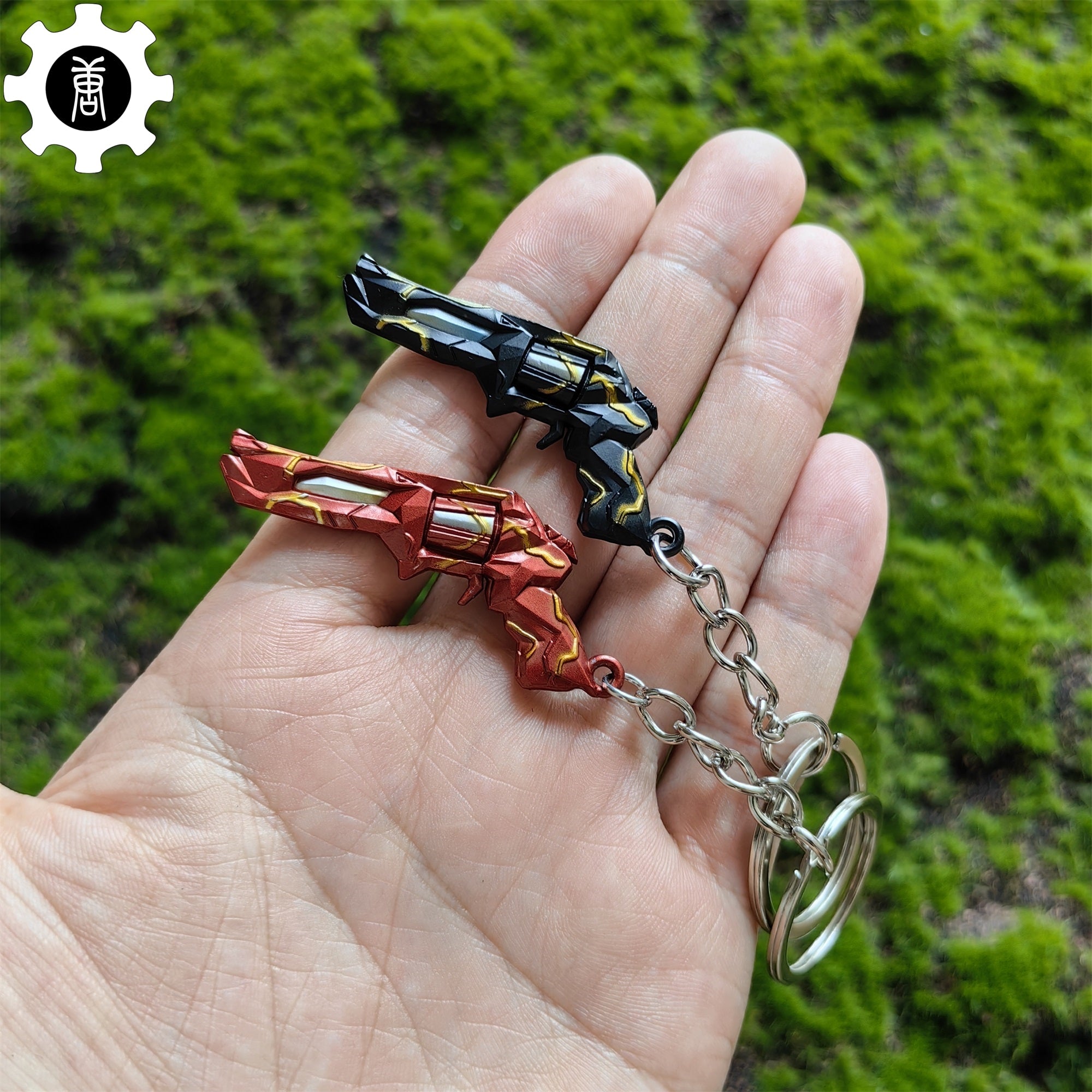 Metal Singularity Sheriff Gun Tiny KeyChain Pendant 2 In 1 Pack - Tophatter Daily Deals