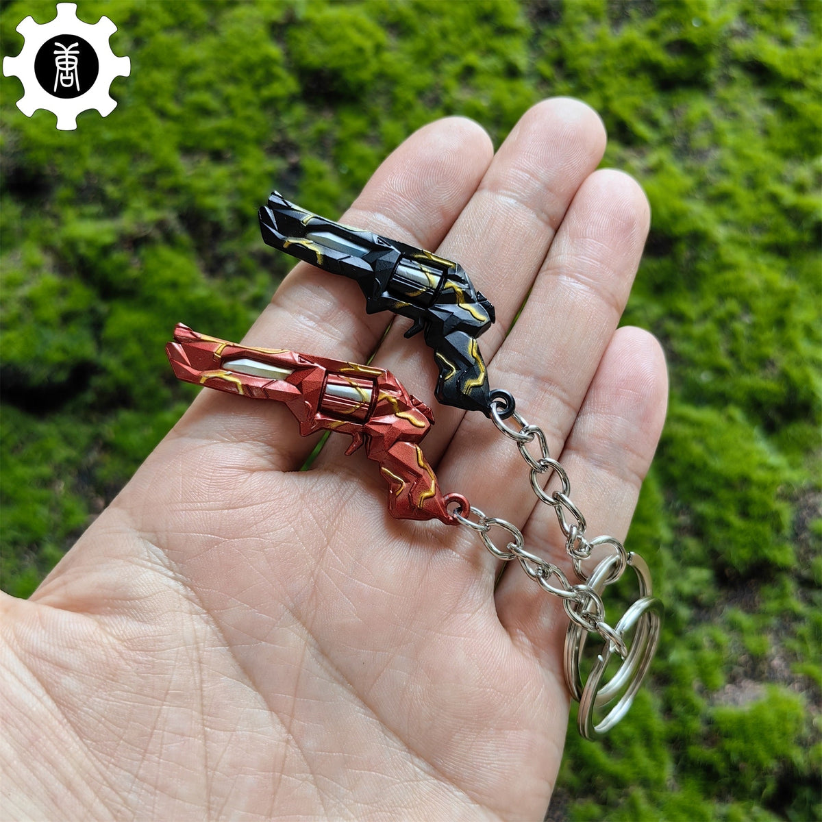 Metal Singularity Sheriff Gun Tiny KeyChain Pendant 2 In 1 Pack - Tophatter Daily Deals