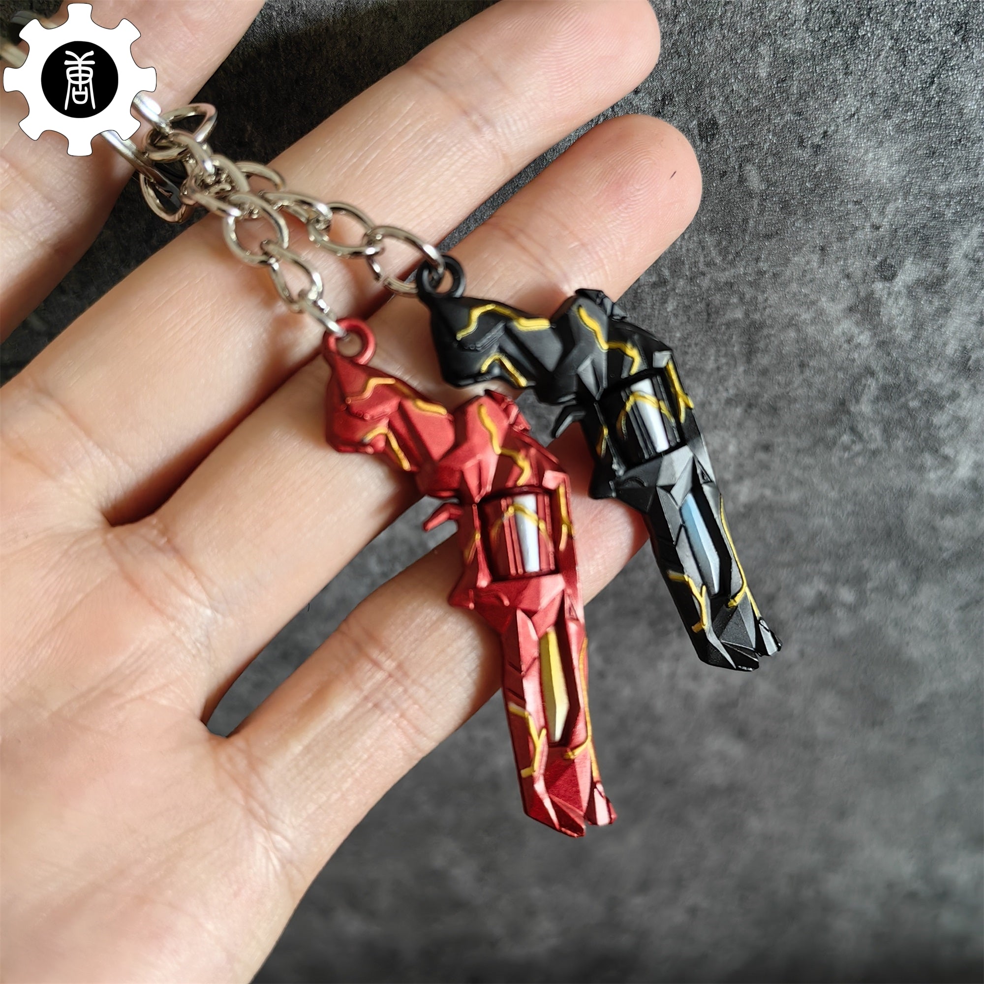 Metal Singularity Sheriff Gun Tiny KeyChain Pendant - Tophatter Daily Deals