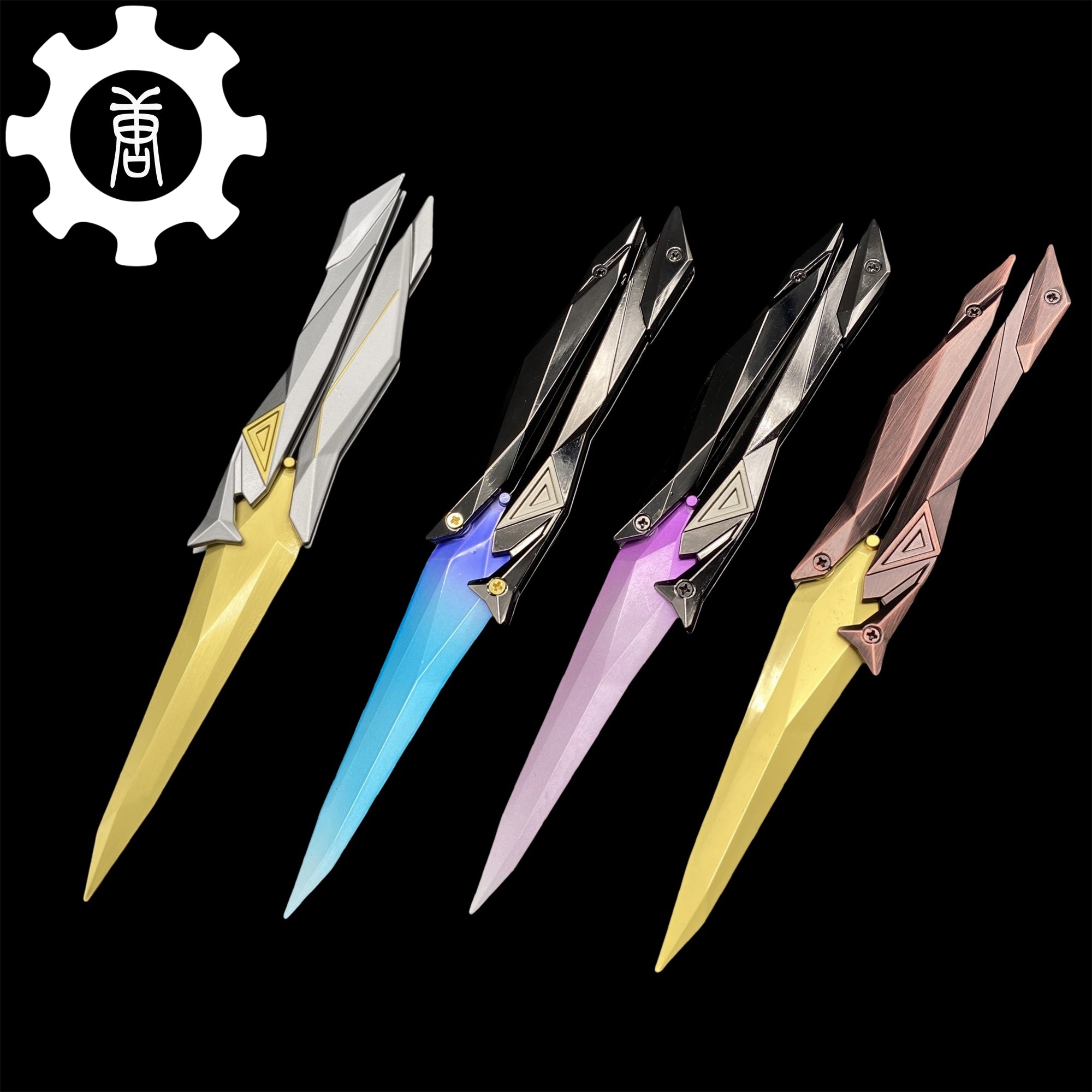 Singularity 2.0 Butterfly Knife Metal Replica-Old Version 4 In 1 Pack - Tophatter Daily Deals