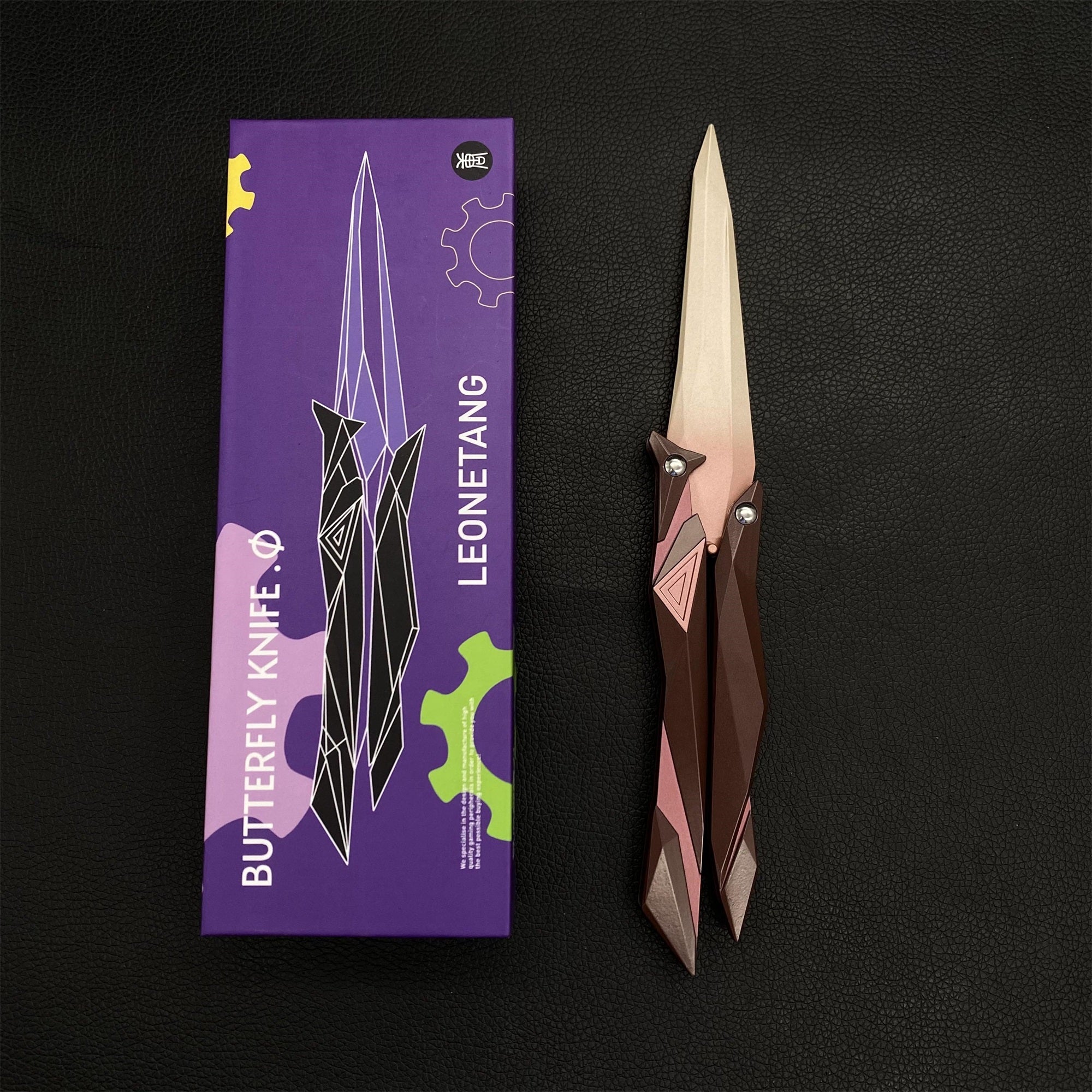 New Version High-Quality Singularity 2.0 Butterfly Knife IRL Game Balisong Red - Tophatter Daily Deals