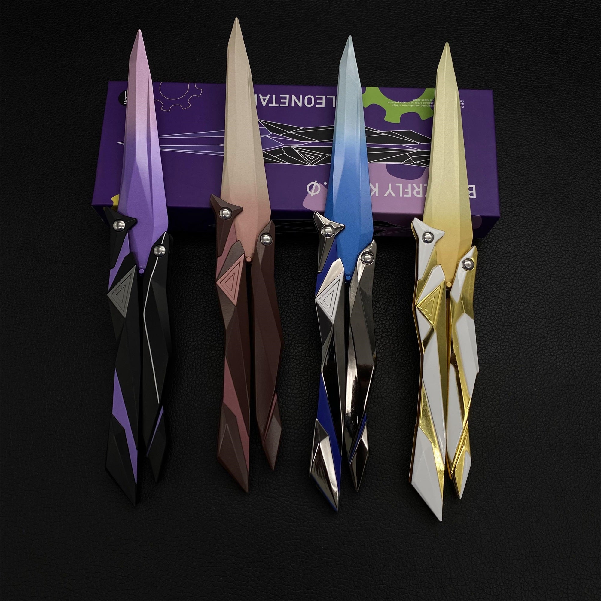 New Version High-Quality Singularity 2.0 Butterfly Knife IRL Game Balisong - Tophatter Daily Deals