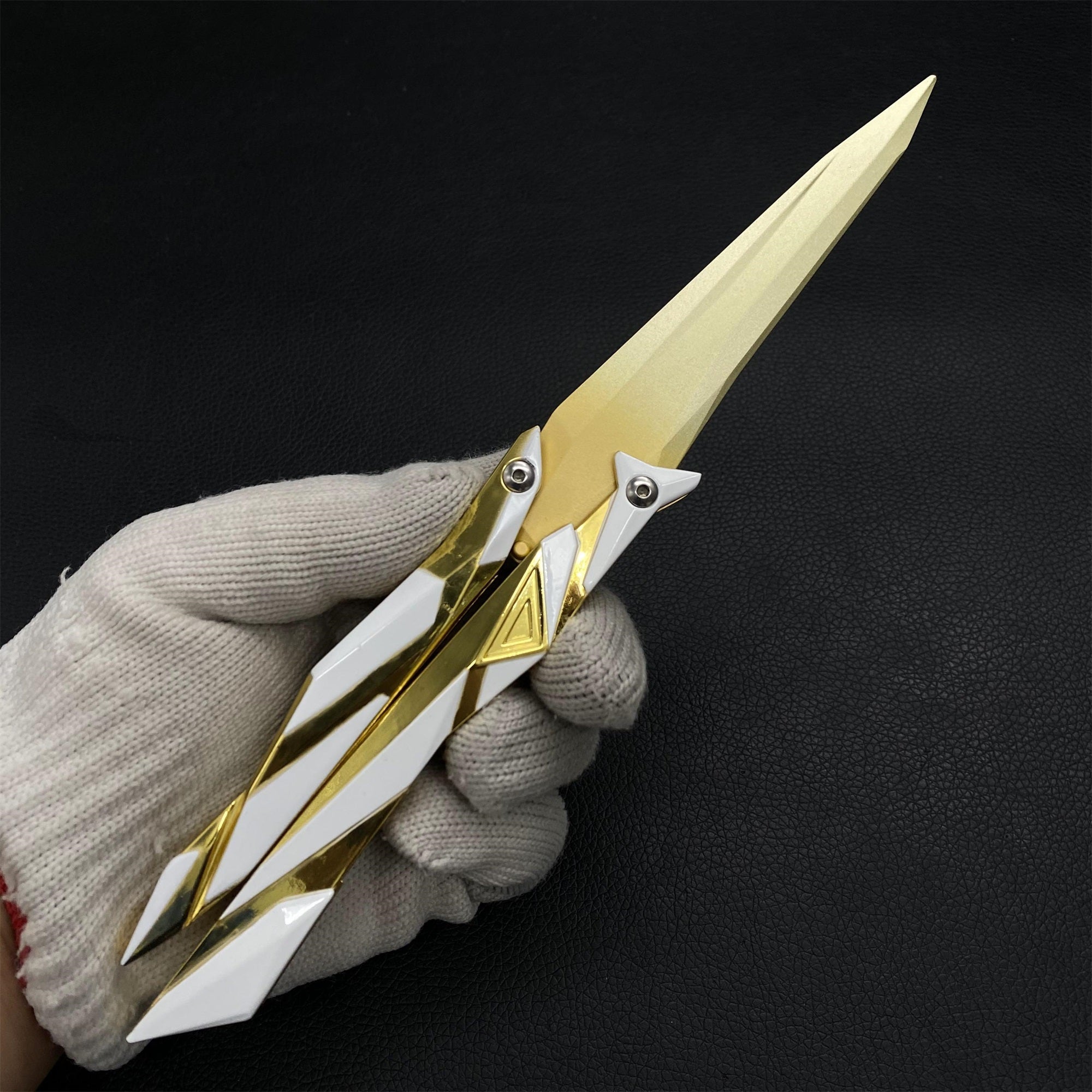 New Version High-Quality Singularity 2.0 Butterfly Knife IRL Game Balisong - Tophatter Daily Deals