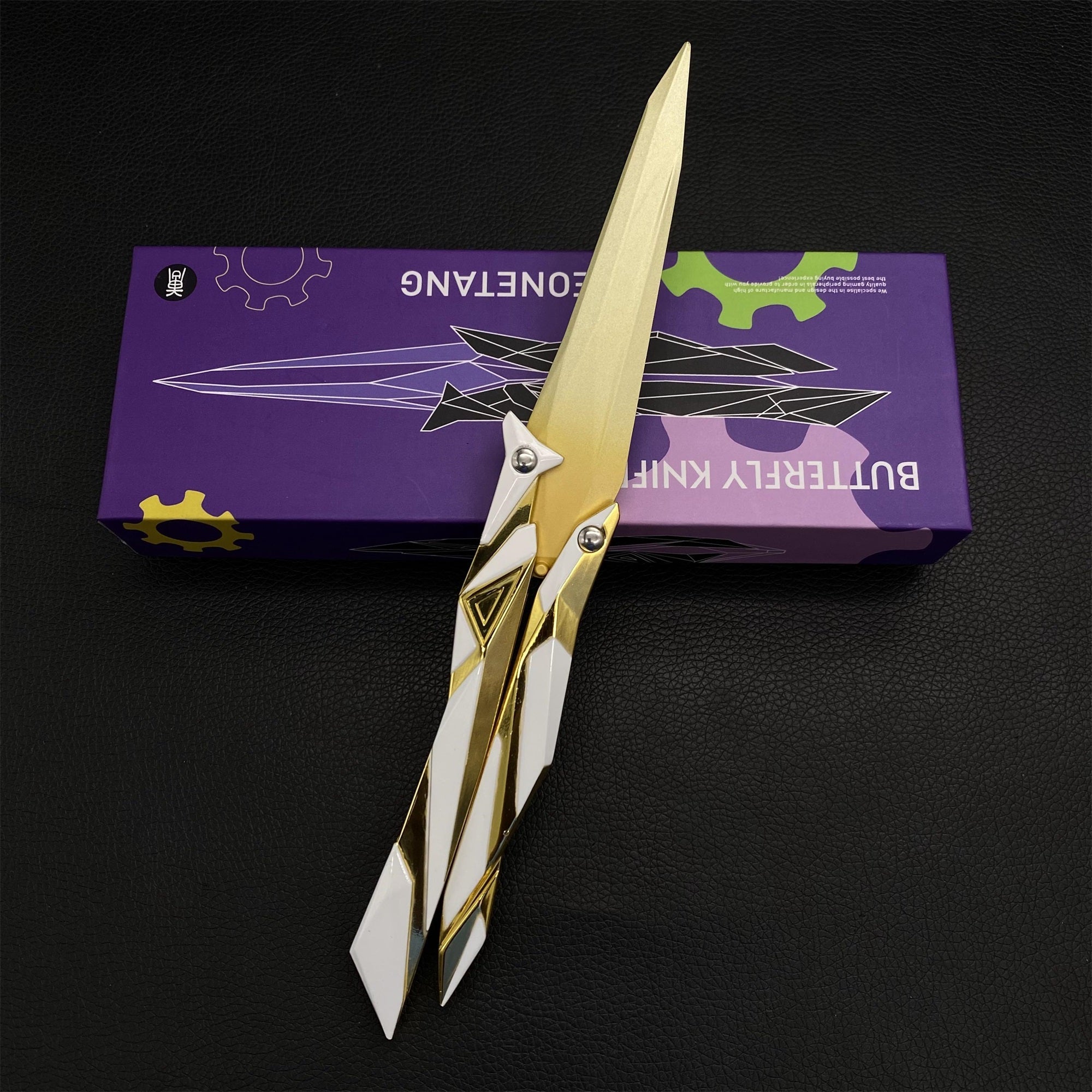 New Version High-Quality Singularity 2.0 Butterfly Knife IRL Game Balisong - Tophatter Daily Deals
