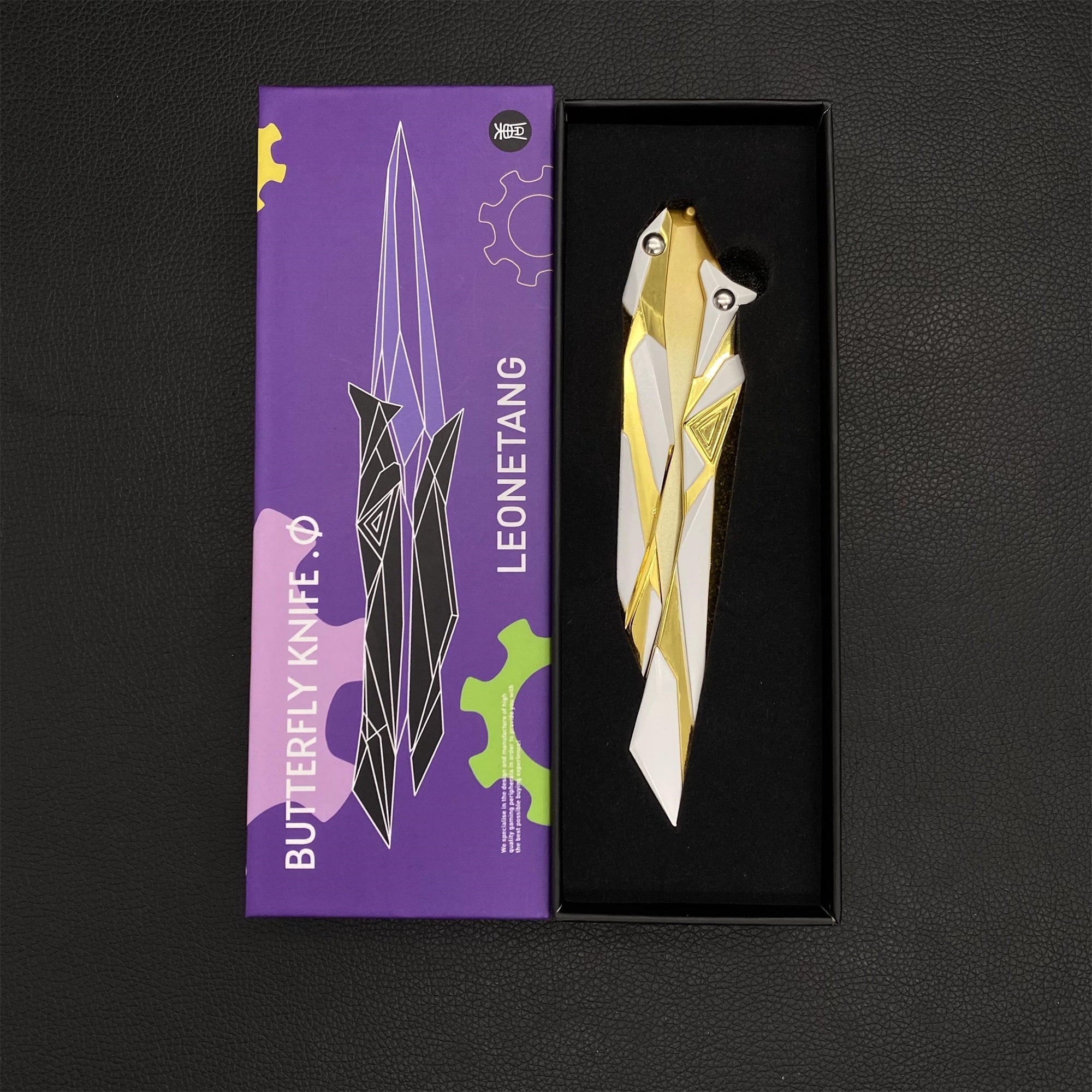 New Version High-Quality Singularity 2.0 Butterfly Knife IRL Game Balisong - Tophatter Daily Deals