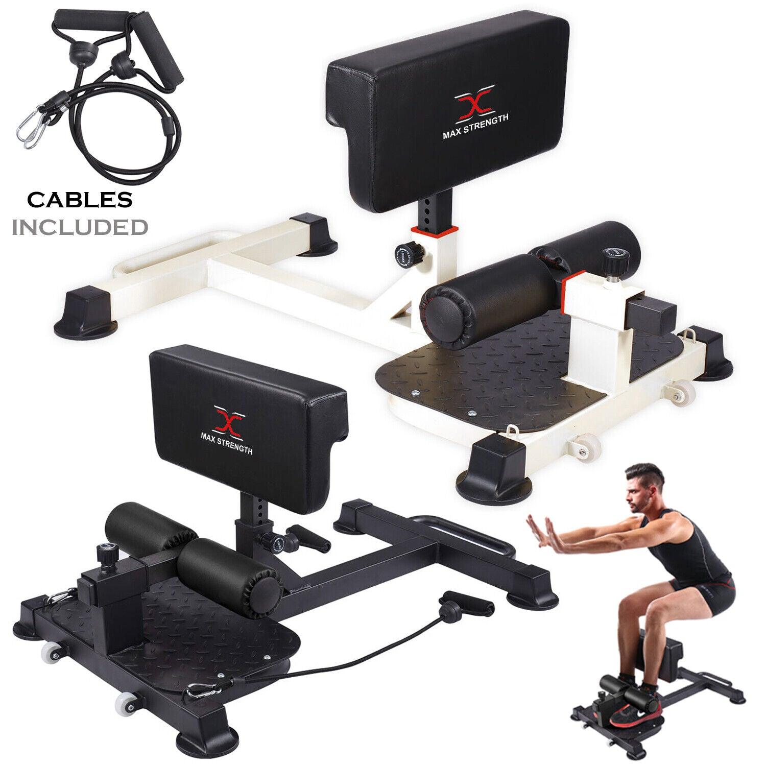 Squat Machines for Home - Adjustable Deep Abdominal Bench Leg Crunch Gym Exercise Multi Function Squat Machine Exercise & Fitness - Tophatter Daily Deals