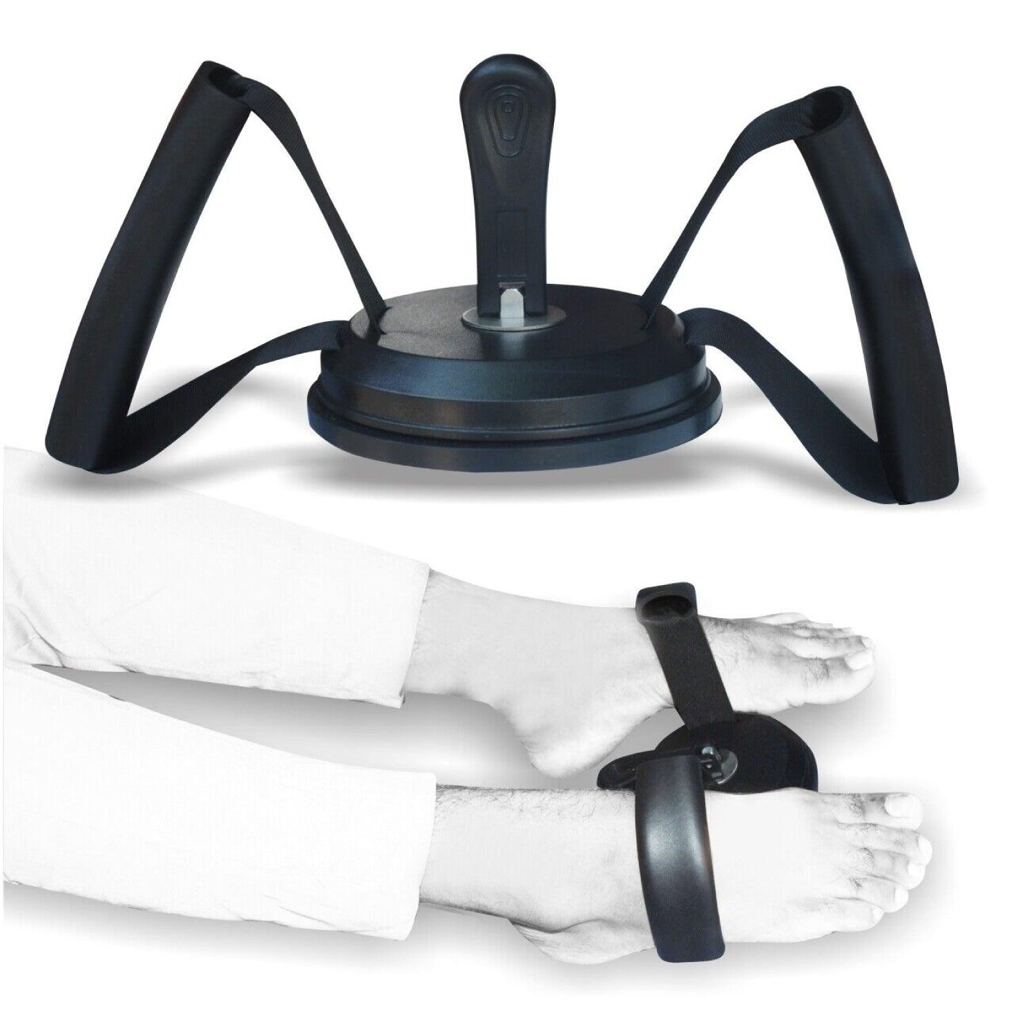 Sit Up Exercise Equipment - Crunches Aid Sit Up Foot Holder Belly Fitness Equipment for Assisted Sit Ups Exercise & Fitness - Tophatter Daily Deals