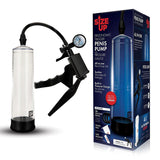 Size Up Ergonomic Trigger Penis Pump With Pressure Gauge - 8 Inch > Pumps > Penis Pumps - Tophatter Daily Deals