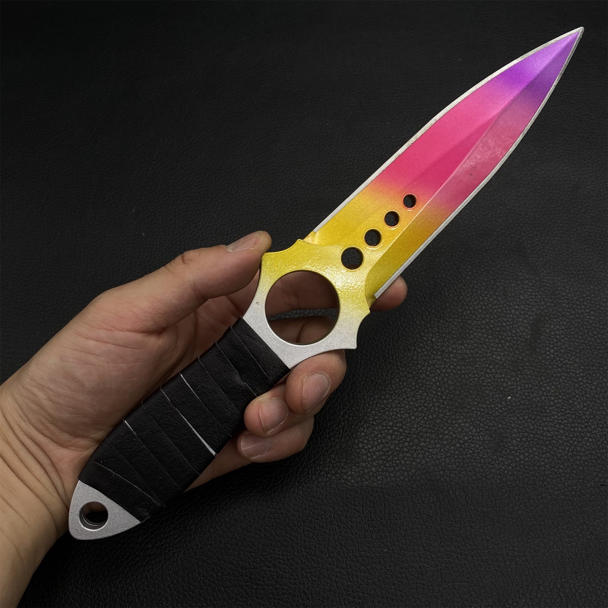 Metal Skeleton Knife Game Prop - Tophatter Daily Deals