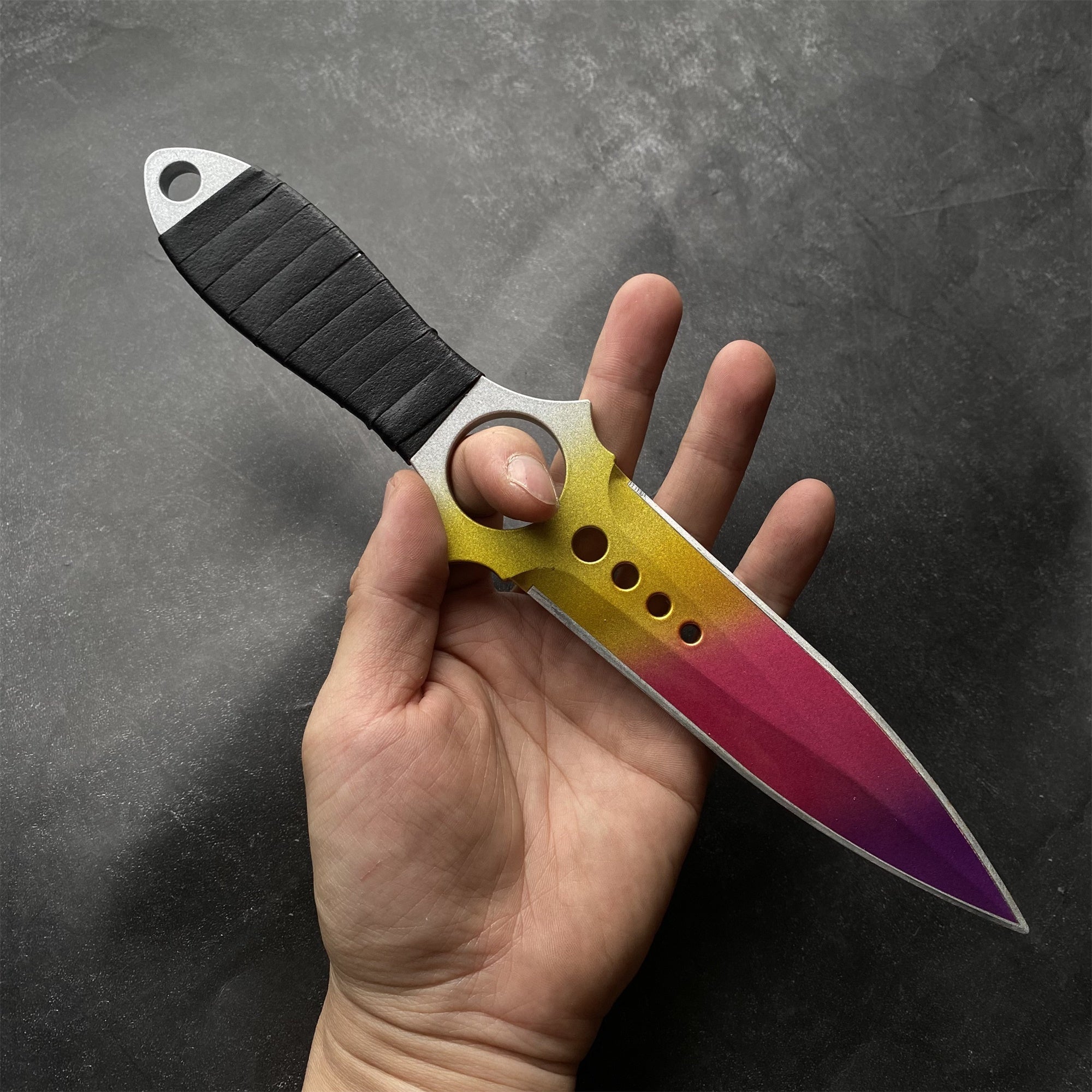 Metal Skeleton Knife Game Prop - Tophatter Daily Deals