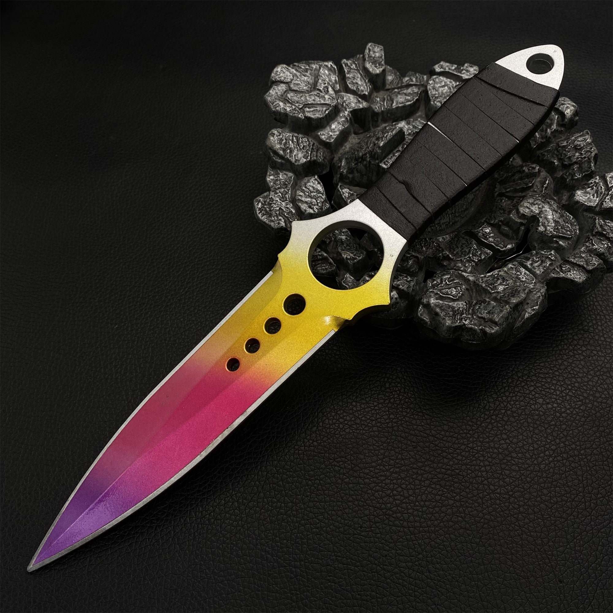 Metal Skeleton Knife Game Prop - Tophatter Daily Deals