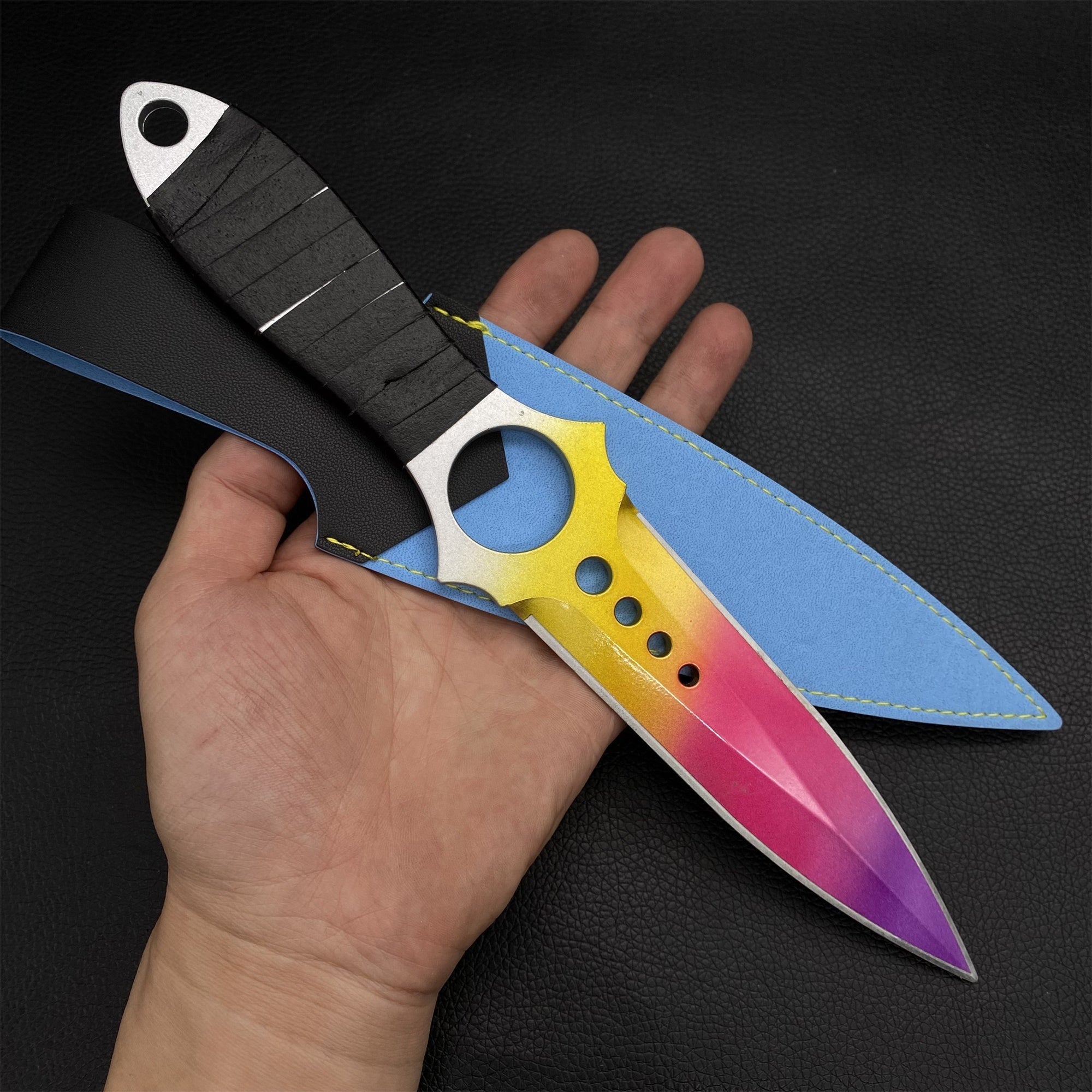 Metal Skeleton Knife Game Prop - Tophatter Daily Deals