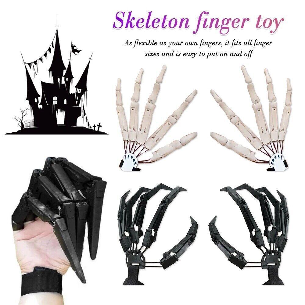 Articulated Finger Extension - 1Pair Halloween Hand Finger Extensions Cosplay Party Decoration UK Festive & Franchise - Tophatter Daily Deals