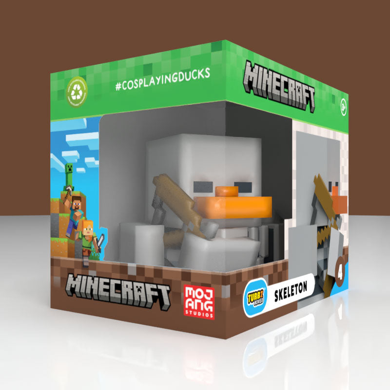 Minecraft: Skeleton TUBBZ (Boxed Edition) TUBBZ Collectible Duck - Tophatter Daily Deals