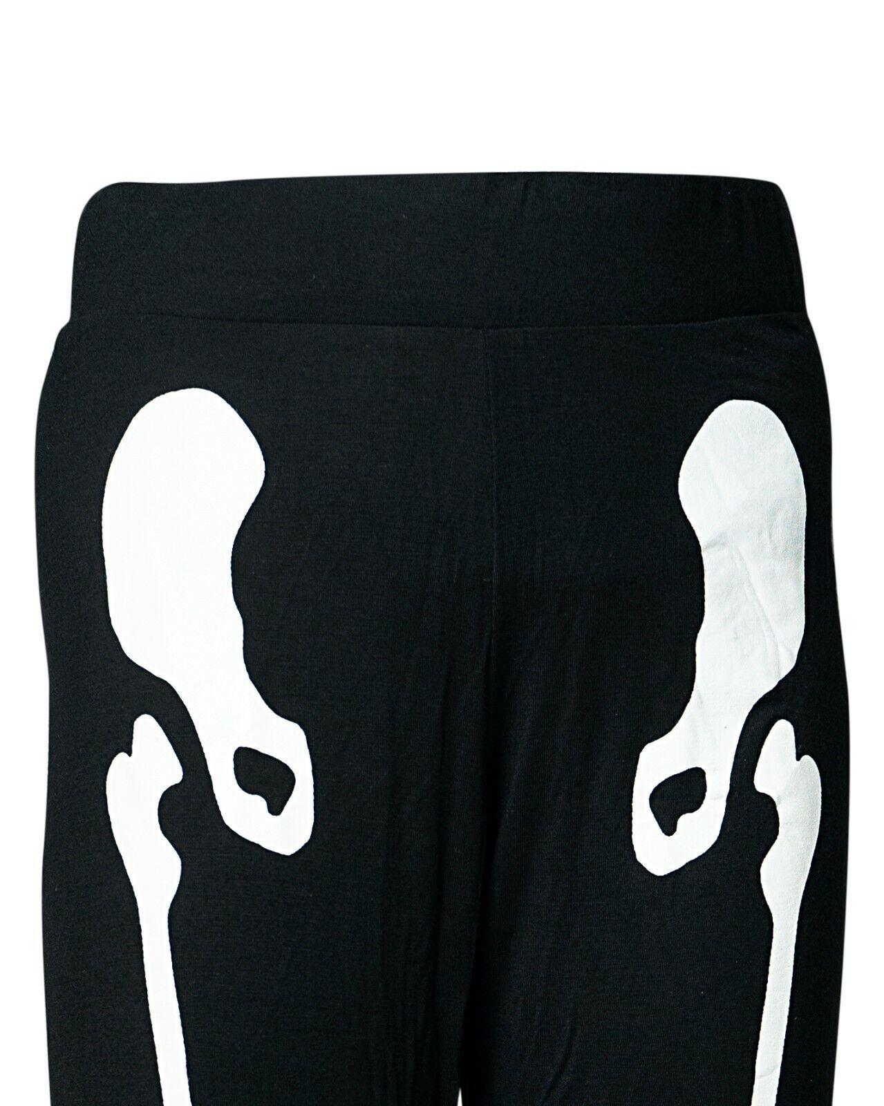 Women's Halloween Leggings - Ladies Skeleton Hands Printed Legging Bottoms Pants Festive & Franchise - Tophatter Daily Deals