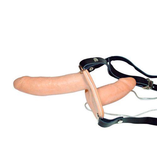 Skin Tone Dual Vibrating Adjustable Strap-On Set – Strap-On > Dildos > Strap On Harnesses - Tophatter Daily Deals