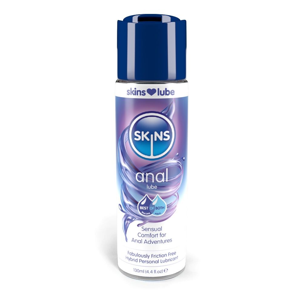 Skins Anal Hybrid Silicone And Waterbased Lubricant 130ml > Lube > Anal - Tophatter Daily Deals