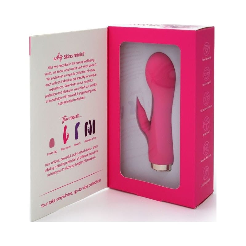 Skins Minis - The Bijou Bunny Mini Vibrator 4 Inches > Vibrators > Ladies > Rabbit - Tophatter Daily Deals