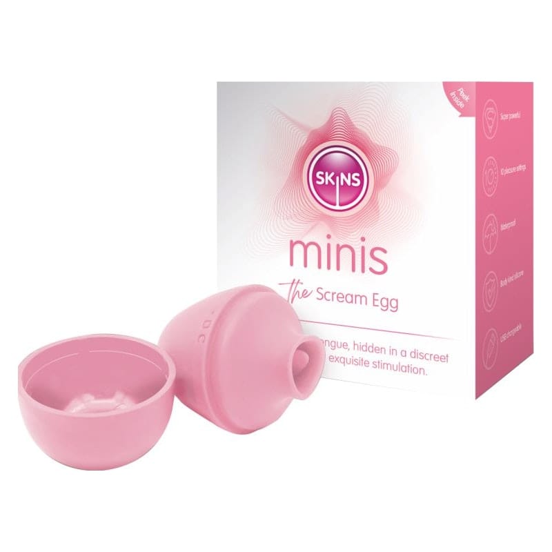 Skins Minis - The Scream Egg Compact Vibrating Toy > Sex Toys For Ladies > Vibrating Eggs - Tophatter Daily Deals