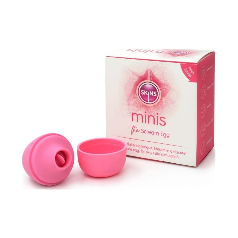 Skins Minis - The Scream Egg Compact Vibrating Toy > Sex Toys For Ladies > Vibrating Eggs - Tophatter Daily Deals