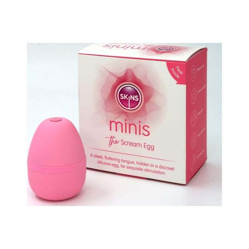 Skins Minis - The Scream Egg Compact Vibrating Toy > Sex Toys For Ladies > Vibrating Eggs - Tophatter Daily Deals