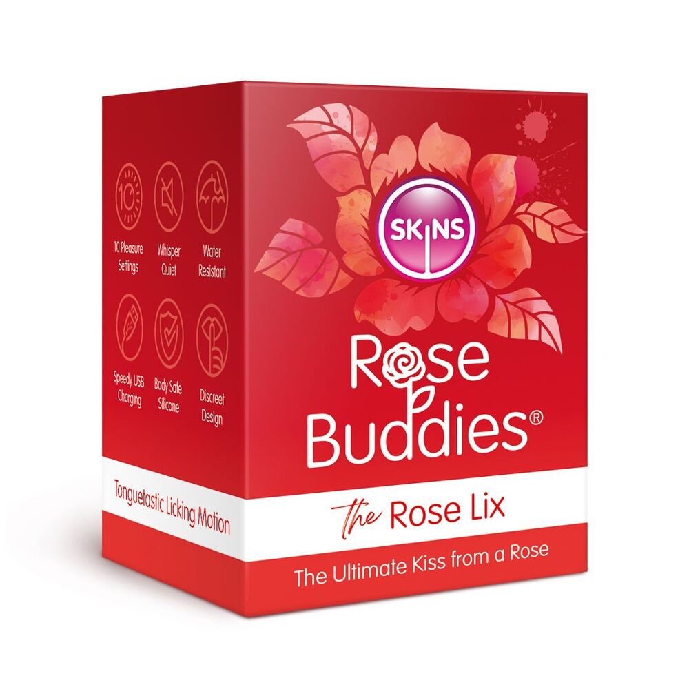 Skins Rose Buddies The Rose Flix (Red) Clitoral Massager > Sex Toys For Ladies > Rose Stimulators - Tophatter Daily Deals