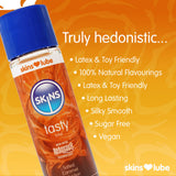 Skins Salted Caramel Waterbased Seduction Lubricant 130ml > Lube > Flavoured - Tophatter Daily Deals