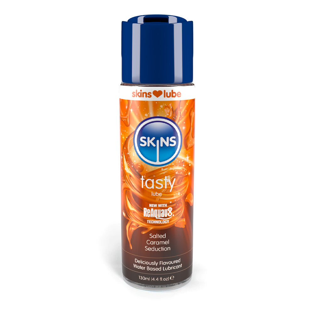 Skins Salted Caramel Waterbased Seduction Lubricant 130ml > Lube > Flavoured - Tophatter Daily Deals
