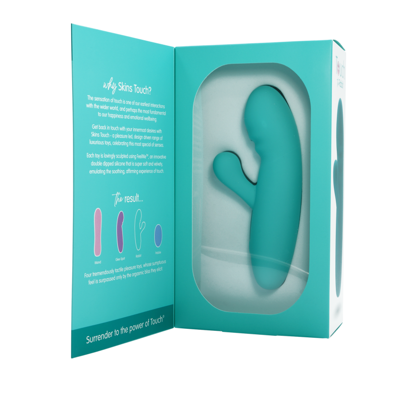Skins Touch The Rabbit 155mm Silicone Vibrator Toy > Vibrators > Ladies > Rabbit - Tophatter Daily Deals