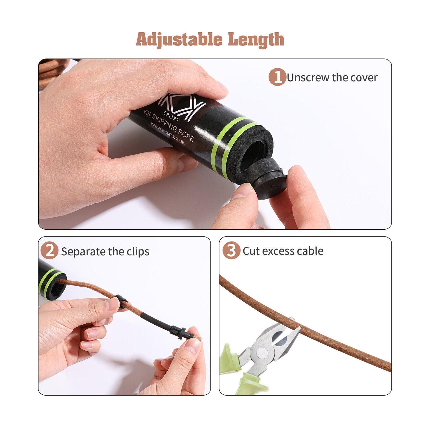 Best Ropes for Skipping - Skipping Rope Adult Adjustable Jump Rope For Boxing Exercise Fitness Training Exercise & Fitness - Tophatter Daily Deals