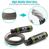Best Ropes for Skipping - Skipping Rope Adult Adjustable Jump Rope For Boxing Exercise Fitness Training 10X Skipping Rope - Steel Cable Exercise & Fitness - Tophatter Daily Deals