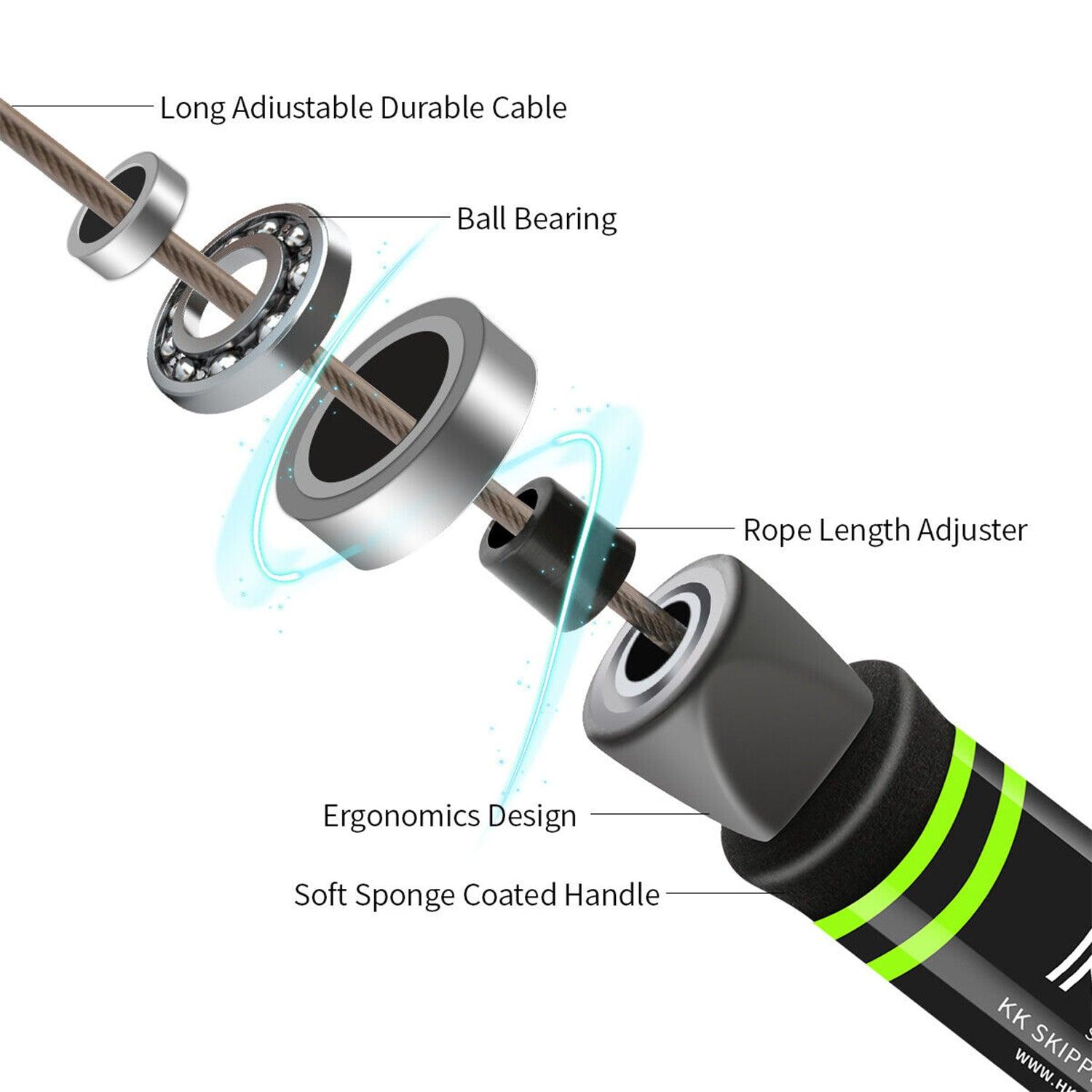 Best Ropes for Skipping - Skipping Rope Adult Adjustable Jump Rope For Boxing Exercise Fitness Training Exercise & Fitness - Tophatter Daily Deals