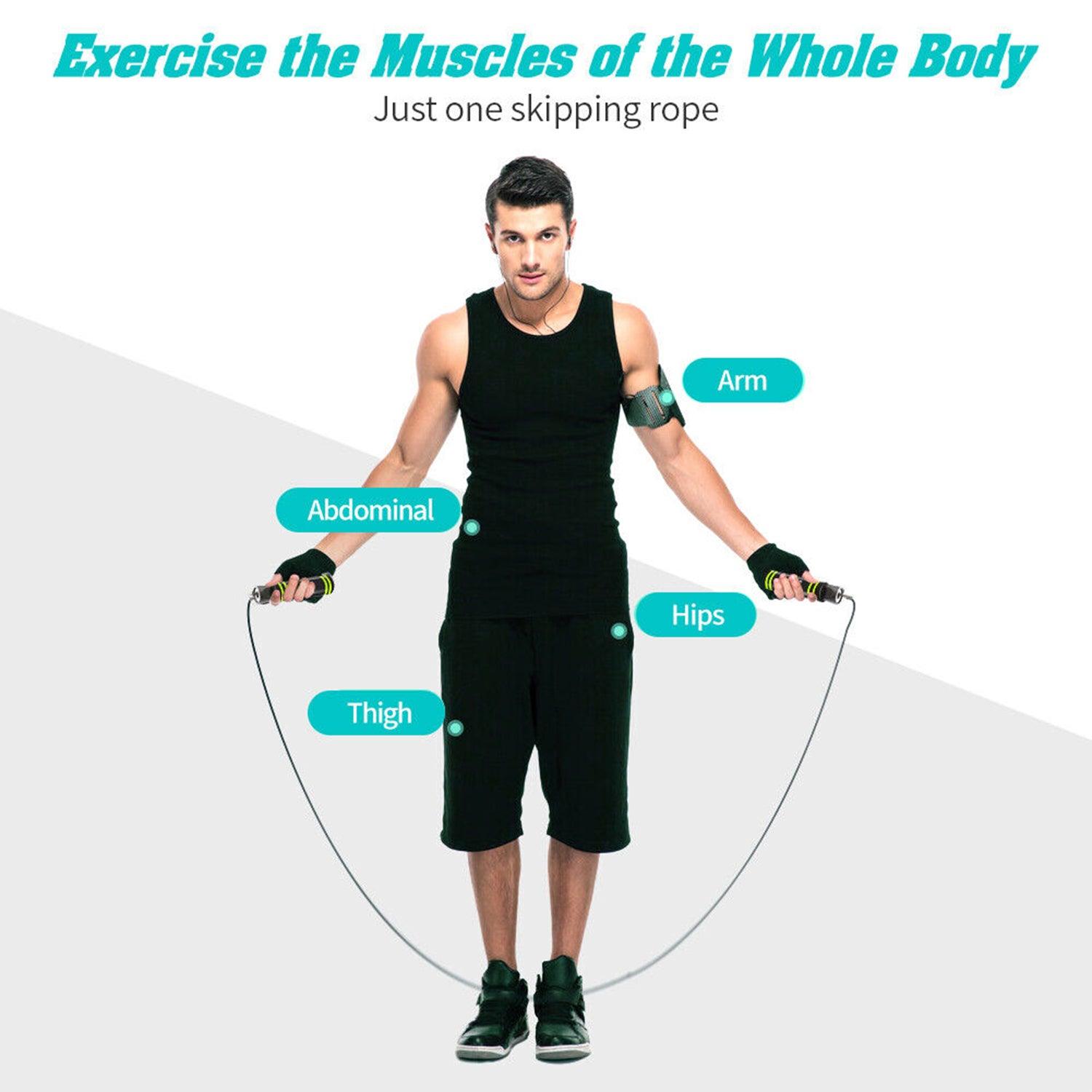 Best Ropes for Skipping - Skipping Rope Adult Adjustable Jump Rope For Boxing Exercise Fitness Training Exercise & Fitness - Tophatter Daily Deals