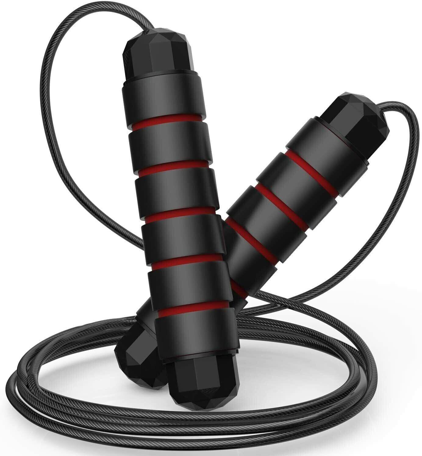 Best Jump Rope for Beginners - Fitness Jump Rope, Adjustable Steel Cable With Ball Rope Sports & Outdoor - Tophatter Daily Deals