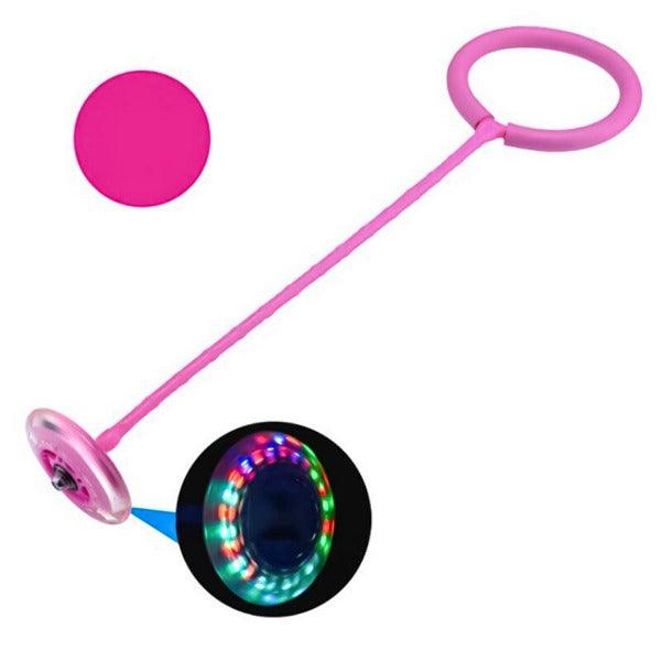 Ankle Ball Toy - Foldable Flash Wheel Skip Ball Fun | Foot Hula Hoop Skipping Rope Outdoor Game Sports & Outdoor - Tophatter Daily Deals