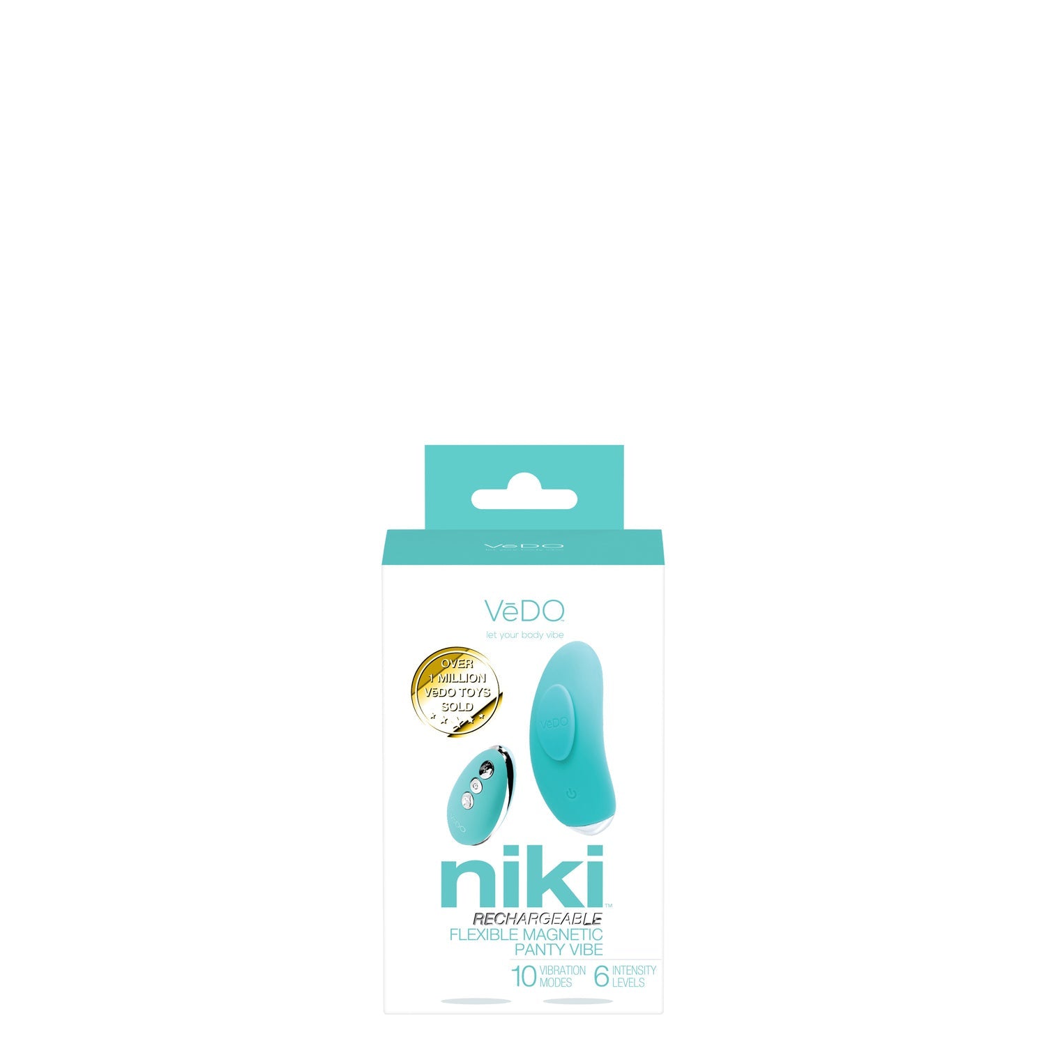 Niki Rechargeable Magnetic Panty Vibe (Turquoise) – Flexible Vibrator > Sex Toys For Ladies > Panty Vibes - Tophatter Daily Deals