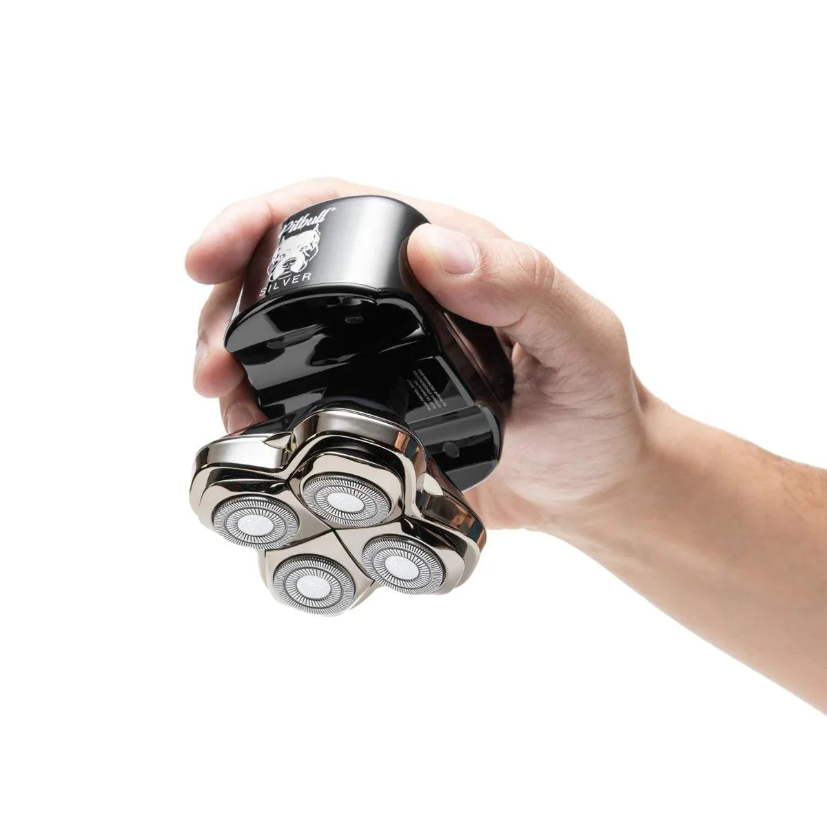 Skull Shaver Pitbull - Skull Shaver Silver PRO Head and Face Shaver Palm and Fierce Shavers - Spring Special! Personal Care - Tophatter Daily Deals