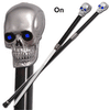 Skull Head Sword Cane With Lighting Eyes Collectible Weapons - Tophatter Daily Deals