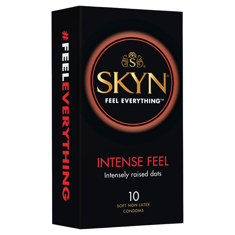 Skyn Intense Feel Condoms – Textured with Raised Dots 10 Pack > Essentials > Condoms - Tophatter Daily Deals
