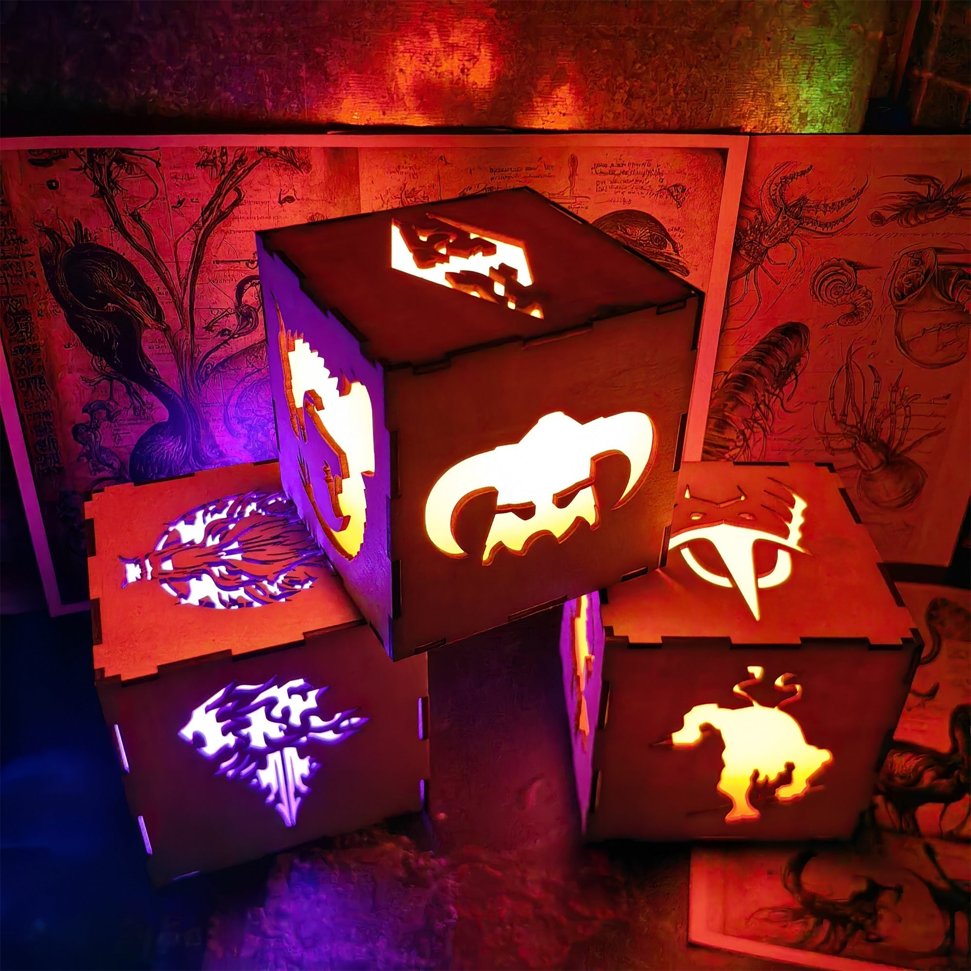 Skyrim-Inspired Neon Night Light - Tophatter Daily Deals