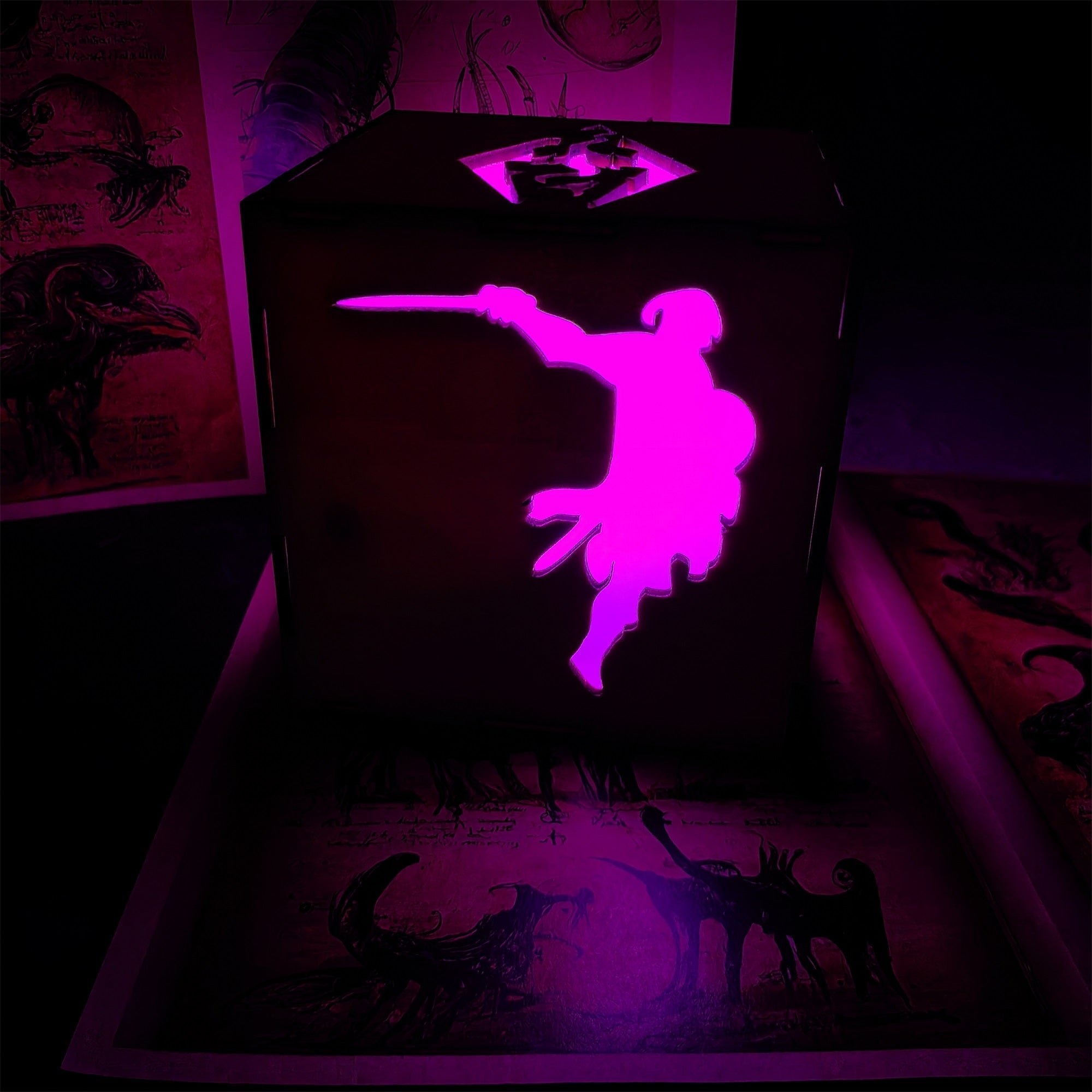 Skyrim-Inspired Neon Night Light - Tophatter Daily Deals